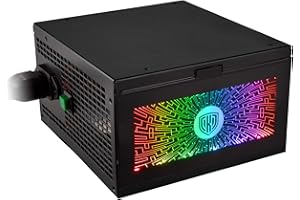 Kolink Core RGB 80 Plus Alimentatore ATX per PC 500 Watt con illuminazione LED RGB Addressable, Ventola sileziosa da 120mm