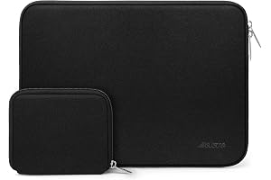 MOSISO Funda Portátil 13,3 Pulgadas, 13 a 13 3 Pulgadas Compatible con MacBook Air/Pro, Compatible con MacBook Pro 14 M5 M4 M3-M1 2026-2021, Funda Blanda de Neopreno con Bolsa Pequeña,Negro