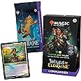 Magic: The Gathering Wilds of Eldraine Commander Deck - Virtue and Valor (100-Card Deck, 2-Card Collector Booster Sample Pack + Accessories)