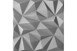 Eurodeco Pannelli da parete 3D decori rivestimento pareti pannelli per soffitti piastre pannelli decorazione da parete decalcomanie da parete MATERIALE IN POLISTIROLO STYROPOR-LIKE 3D 3mm di spessore