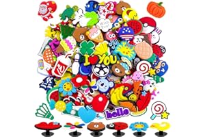 JORMFTTE Shoe Charms for Croc Charms, 30pc Random shoe charms for Clog Shoes Decorations Wristband Bracelet Party Favors, Headlights for Croc Shoes