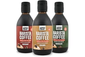 ‎HUNGRY HEART Hungry Heart – 3 x 250ml Geschenkset | Hazelnut, Caramel, Chocolate | Cold Brew Kaffee-Konzentrat | 100% Arabica Bohnen | Last Minute Geschenk & Natürliches Aroma | Barista-Kaffee Weihnachten