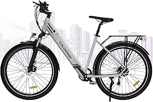 COLORWAY Vélo de Montagne 27,5", ebike avec Moteur 36 V 15 Ah, vélo de Banlieue à Moteur 250 W, Deux Modes de Conduite, écran LCD, vélo électrique pour Adultes