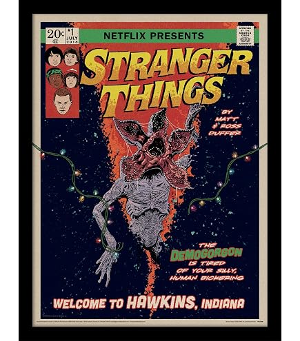 Poster Stranger Things - Maison De Vecna - Déco Murale Fan Série - Affiche Décorative Moderne