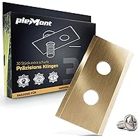 Plemont® [30er Set] Titan Worx Landroid Messer. Premium Ersatzklingen für viele Worx® Mähroboter. Ersatzteile…