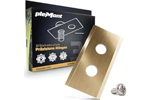 Plemont® Zestaw 30 noży Titan Worx Landroid. Ostrza zapasowe premium do wielu robotów koszących Worx®. Części zamienne, roboty do trawy, noże zapasowe, Automover