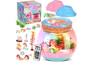 Zestaw do terrarium z dinozaurami Withosent, kreatywna lampka nocna dla dzieci DIY z pilotem, zestaw do rękodzieła w bajkowym ogrodzie z regulowanymi kolorowymi światłami Prezenty dla dziewczynek