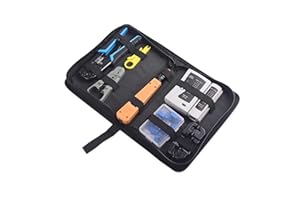Cable Matters 7-in-1 Network Tool Kit with RJ45 Ethernet Crimping Tool, Punch Down Tool, Punch Down Stand, Cable Tester, RJ45 Connectors, RJ45 Boots, and Wire Strippers - Carrying Case Included