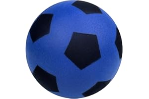 TERRARIDE Pallone Calcio, 1 Palla Morbida, 21cm Pallone di Spugna, Water Resistant, Durabilità, Palla Calcio da Spiaggia Impermeabile per Interni ed Esterni per Casa, Giardino, Acqua e Spiaggia
