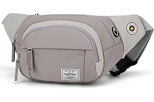 Wind Took Riñonera Mujer Bolso Cintura Mujer Riñoneras Moda Impermeable Ajustable Grande para al Aire Libre Deportiva Viaje Púrpura Claro