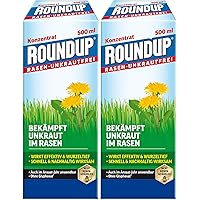 Roundup Rasen-Unkrautfrei Konzentrat, Spezial-Unkrautvernichter zur Bekämpfung von Unkräutern im Rasen mit sehr guter…