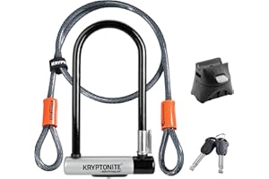Kryptonite Kryptolok Standard Bicycle U-Lock w/4-foot Flex Cable