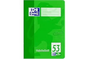 Oxford Touch trzonek do woklin, DIN A5, 2 kolumny, 32 kartek, zielony, 10 sztuk