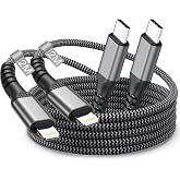USB C to Lightning Cable 2M 2Pack, MFi Certified Apple iPhone Fast Charger Cable USB C Fast Charging Type C to Lightning Ca-b