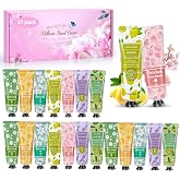 Pack of 21 Hand Creams for Women, Fragrance Foot Cream | Night Moisturizer, Small Gift Set for Women and Men, Birthday Christ