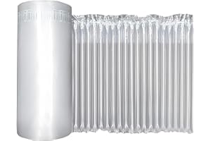LDS INDUSTRY Colonna gonfiabile, avvolgimento a bolle d'aria per imballaggio, facile da strappare, grande bolla, più spessa e durevole per imballaggio, consegna e spostamento (39,6 cm x 164 piedi/rotolo)