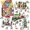 Yoawllty Advent Calendar, Christmas Santa Claus Building Set for Aged 14+ Kids Boys Girls Adults Birthday Xmas Gifts (Christmas tree)