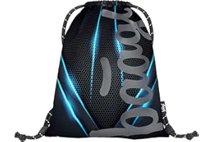 Baagl Sac de sport pour garçons et filles, sac de gym pour garçons, enfants, adolescents, sac d'école et de sport avec éléments réfléchissants