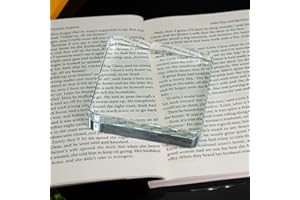 STAYMAX Przezroczysty kwadratowy szklany blok przycisk do papieru