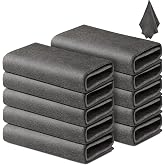 KUOGAS 10 x Thick Magic Cleaning Cloths (30 x 40 cm), Reusable Microfiber Cleaning Cloths Suitable for Cars, Kitchens, Glass