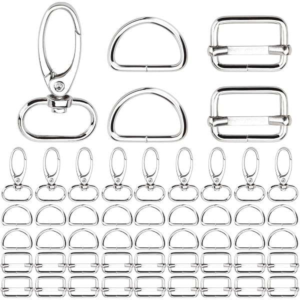 FIVEIZERO Schlüsselanhänger Clips Set – 325 Teile, Metall – Für DIY & Basteln