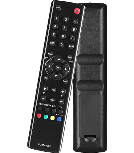 RC3000E02 Télécommande remplacée pour Thomson