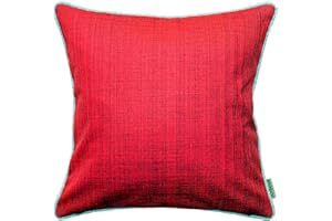 heimtexland ® Outdoor-Kissen Meliert Garten-Lounge Deko Kissenhülle 40x40 Rot Typ645