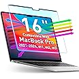 VINTEZ Magnetic Blue Light Screen Compatible With MacBook Pro 16" 2021, 2022, 2023, 2024, M1, M2, M3 Anti-Glare Anti-Blue Light Laptop Screen Protector Filter Blue Light Blocking Filter