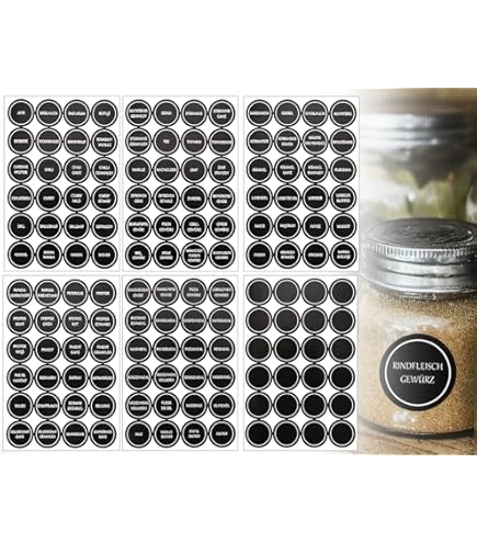KASZOO Kruidenetiketten zelfklevend (229 stuks), 96 x kant-en-klare etiketten, 133 x blanco etiketten, zelfklevende kruidenstickers en 4 stiften, tafeletiketten voor keuken, kruidenpotjes, jam enz