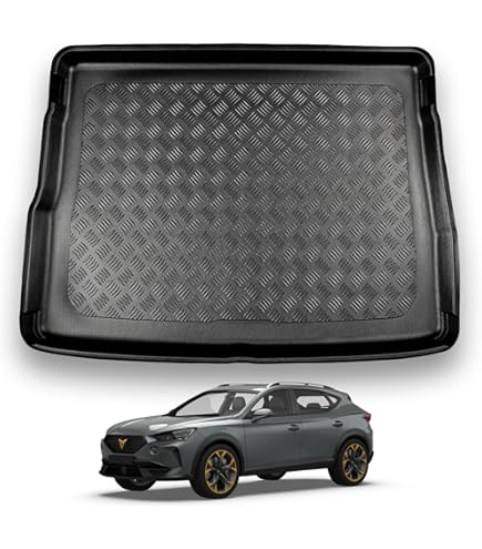 FSW - Tailored Mats - Fits SEAT Cupra Formentor 2020-On 5mm Extra Heavy Duty Rubber Anti Slip Mat Fitted With Clips Fully Waterproof Hard Wearing 4 Pc Floor Mats - View #3