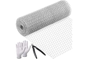 MAIYADUO Malla de Alambre de Pollo, 400 mm x 7 m, Malla de Alambre de Pollo Hexagonal Ligera para floristería, arreglo de Flores, protección de Plantas