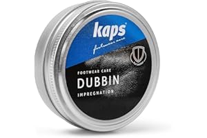 Kaps Quality Shoe Dubbin Wax, Nourishment And Waterproofing For Leather, Dubbin (Middle Brown, 50Ml)