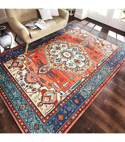 Ikea VONSBÄK rug, low pile, 170x230 cm, dark blue : Buy Online at