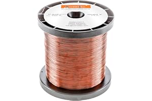 SCHNEITEC Kupferlackdraht W210 Ø 0,75 mm 500 g, ca. 121m - CU Lackdraht Grad 2 CUL Kupferdraht Gewicht 500 Gramm Durchmesser 0,75 Millimeter Wickeldraht Kupfer Draht nach IEC 60317-13
