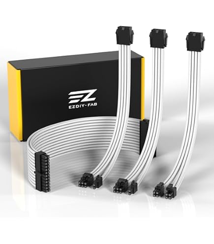EZDIY-FAB Adattatore Alimentazione GPU 8 Pin A 180° - Per Schede Grafiche, 3 Pezzi, Tipo Invertito - Foto 9