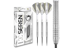 RED DRAGON Darts - Seren Pure Serie - 90% Tungsteno Professionale Punta in acciaio Set di freccette con voli e aste per freccette -Disponibile in quattro stili -Disponibile in 21g, 22g, 23g, 24g & 25g