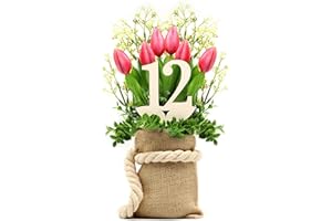 3DP SIGNS - Set Numeri Tavoli da Vaso in legno [VN04] - Segnatavolo design per ristoranti e bar. Segnaposti matrimoni ed eventi. (Set 1-50)