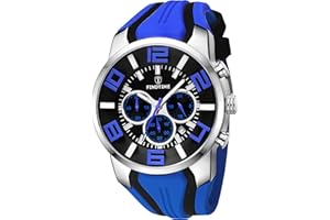 findtime Herrenuhr Sport Jungenuhr Chronograph Militär Armbanduhr Männer Coole Analog Quarz Grün