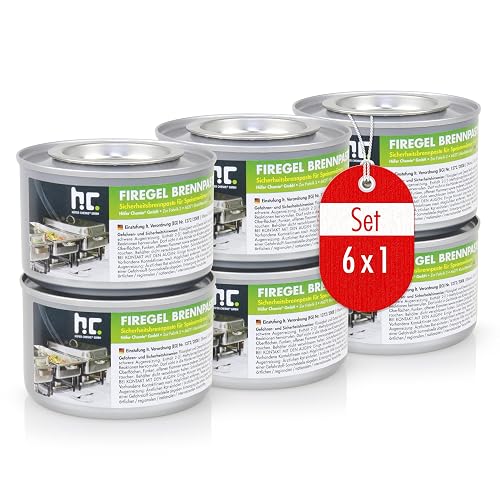 Höfer Chemie Firegel Brennpaste, 6x 200 g