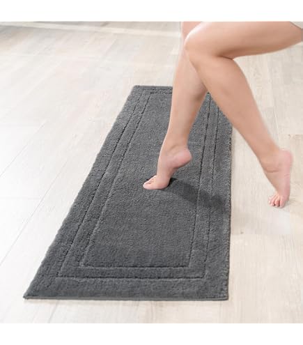Tappeto per il Bagno Antiscivolo Flash azzurro cm 55×100
