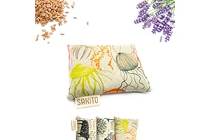 SAKITO Saco Semillas Microondas (14x10 cm) - Terapia Natural para Cólicos - Calor Natural para Barriguita y Eliminar Gases, Relajacion Infantil - Seguro para Bebes - Tela de Primera Calidad