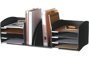 Paperflow Accessoires de bureaux 3022.01 Organiseur 8 cases structure/case en polystyrène Noir