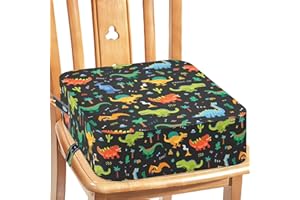 AQASH Rehausseur de chaise pour enfant pour la table - Antidérapant, facile à prendre en main, soutien solide, coussin de chaise - Facile à nettoyer - Amovible