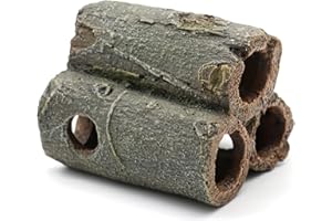 Amtra Deko Shrimp Playground Tubes Décoration Aquarium Eau Douce et Marine en résine pour Aquariums et bassins de Poissons, Non Toxique, Moyen/9 x 7,3 x 7 cm