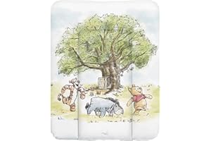 Ceba Baby Fasciatoio – Morbido fasciatoio per cambiare pannolini, con motivi Disney – Robusto PVC lavabile – Materassino fasciatoio – 70 x 50 cm – Winnie the Pooh