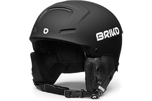 Briko, HELMET Unisex adulto, MATT BLACK, XL