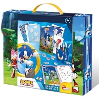 Trousse Scolaire 2 Compartiments Sonic Prime Bleue Et Rouge - 22,5x8x10 Cm, Produit Original Conçu En Espagne