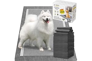 Croci Super Nappy Carboni Attivi - Tappetini Igienici XXL per Cani 71x112 cm 25 pz - Traverse adesive Cani e Animali, per Pipi Cane e Gatto Ultra Assorbenti USA e Getta, Antistrappo e Antiodore