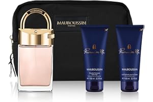 Mauboussin - Cofanetto Prestige 2022 Promise Me: Eau de Parfum 90 ml, doccia preziosa 100 ml, latte profumato 100 ml & Astuccio da toilette