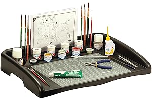 Humbrol Model Making Tools - AG9156A Work Station - Craft Tools for Model Kits, Modelling Accessories for Adults, Easy Hold Handles & Secure Rubber Feet, Crafting Stand for Hobby Building
